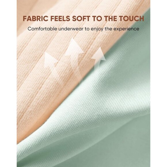 Women's Cotton High-Waisted Tummy Control Full Coverage Panties 5 Pack - Picture 4 of 4